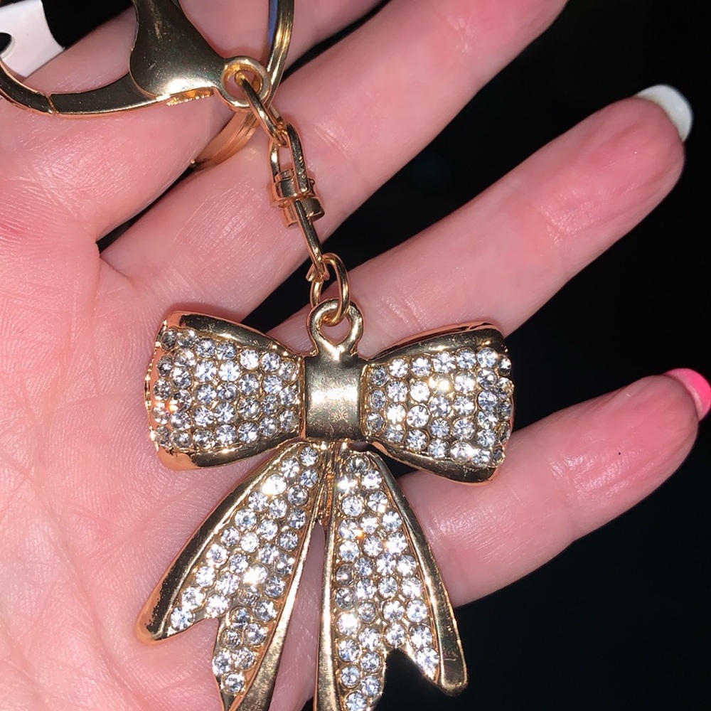 bow purse/bag charm keychain